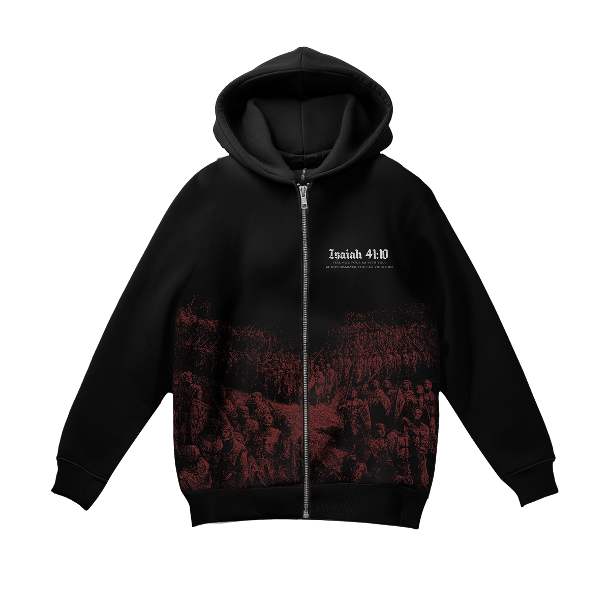 Isaiah 41:10 Zip Up Hoodie