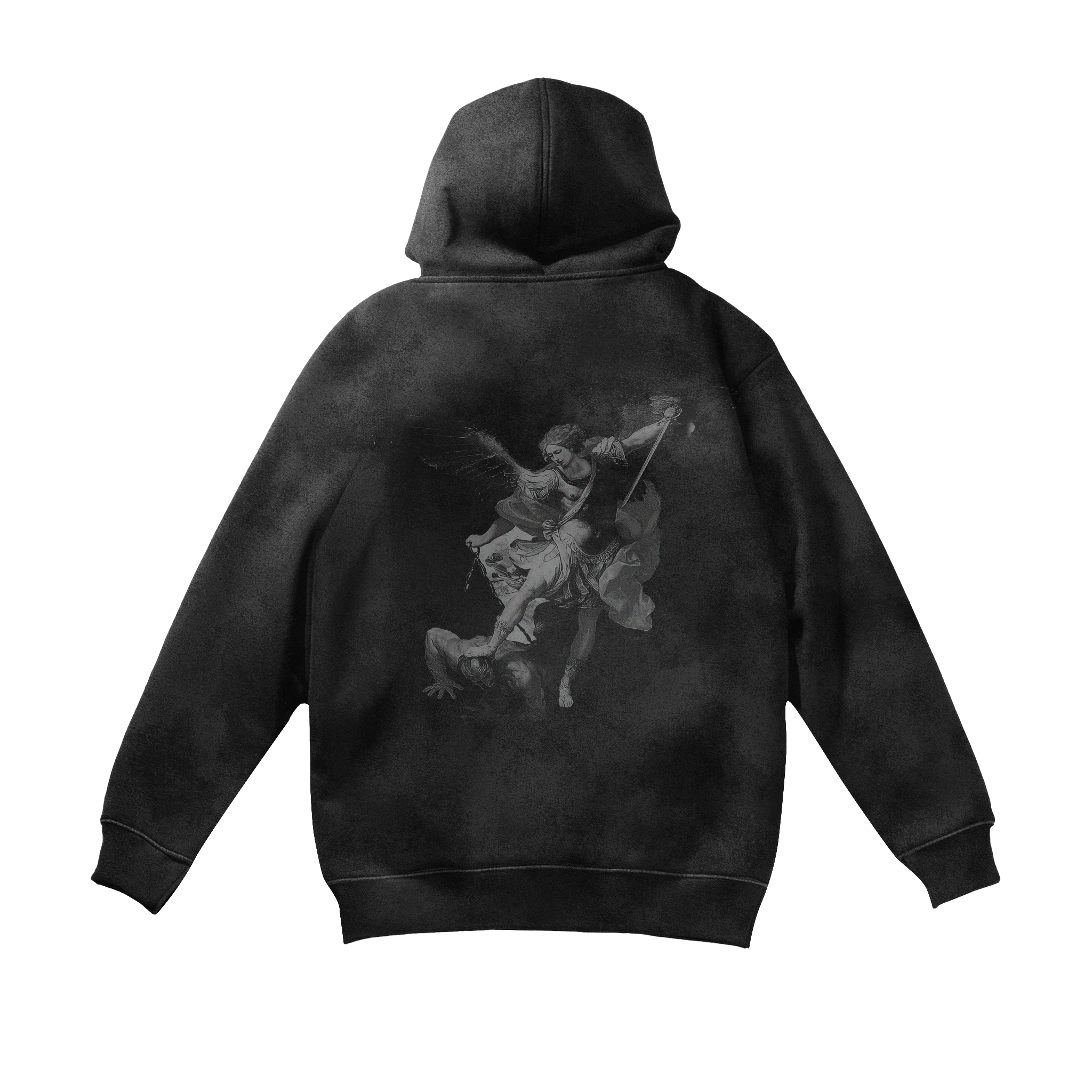 Archangel Michael Youth Hoodie - Acid Wash