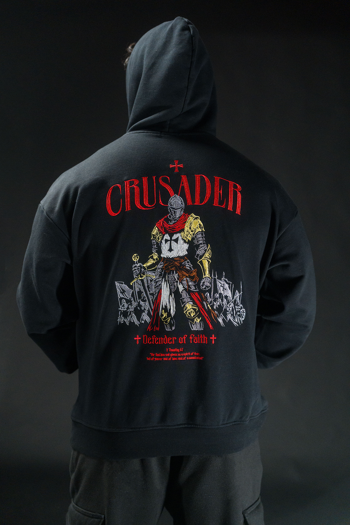 Soldier Embroidery Hoodie
