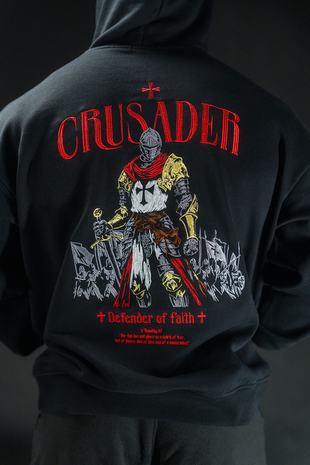 Soldier Embroidery Hoodie