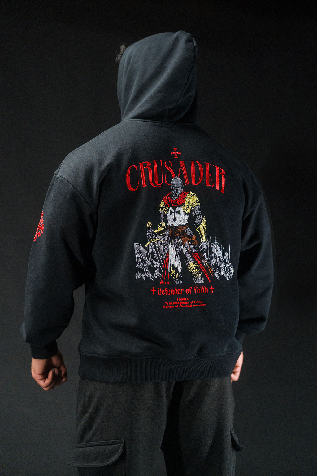Soldier Embroidery Hoodie