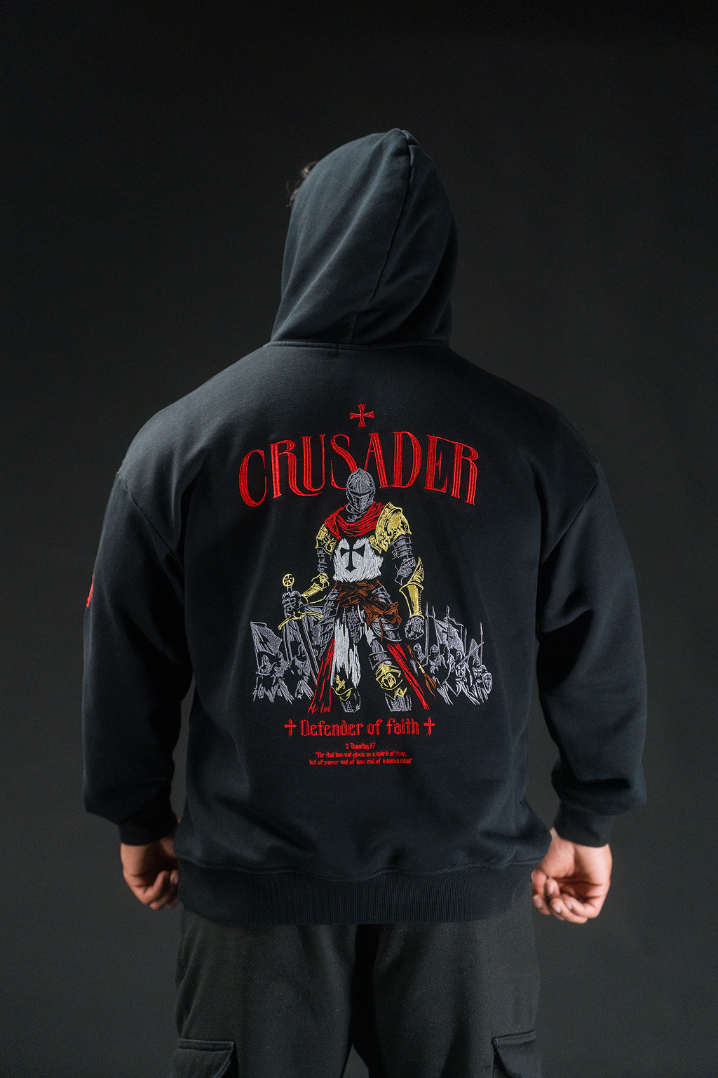 Soldier Embroidery Hoodie