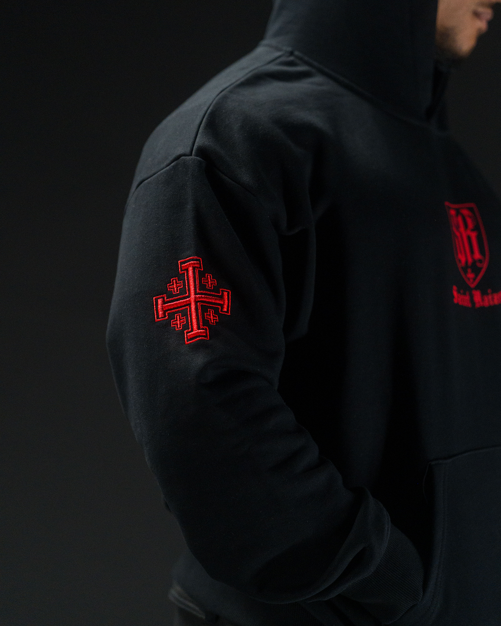 Soldier Embroidery Hoodie