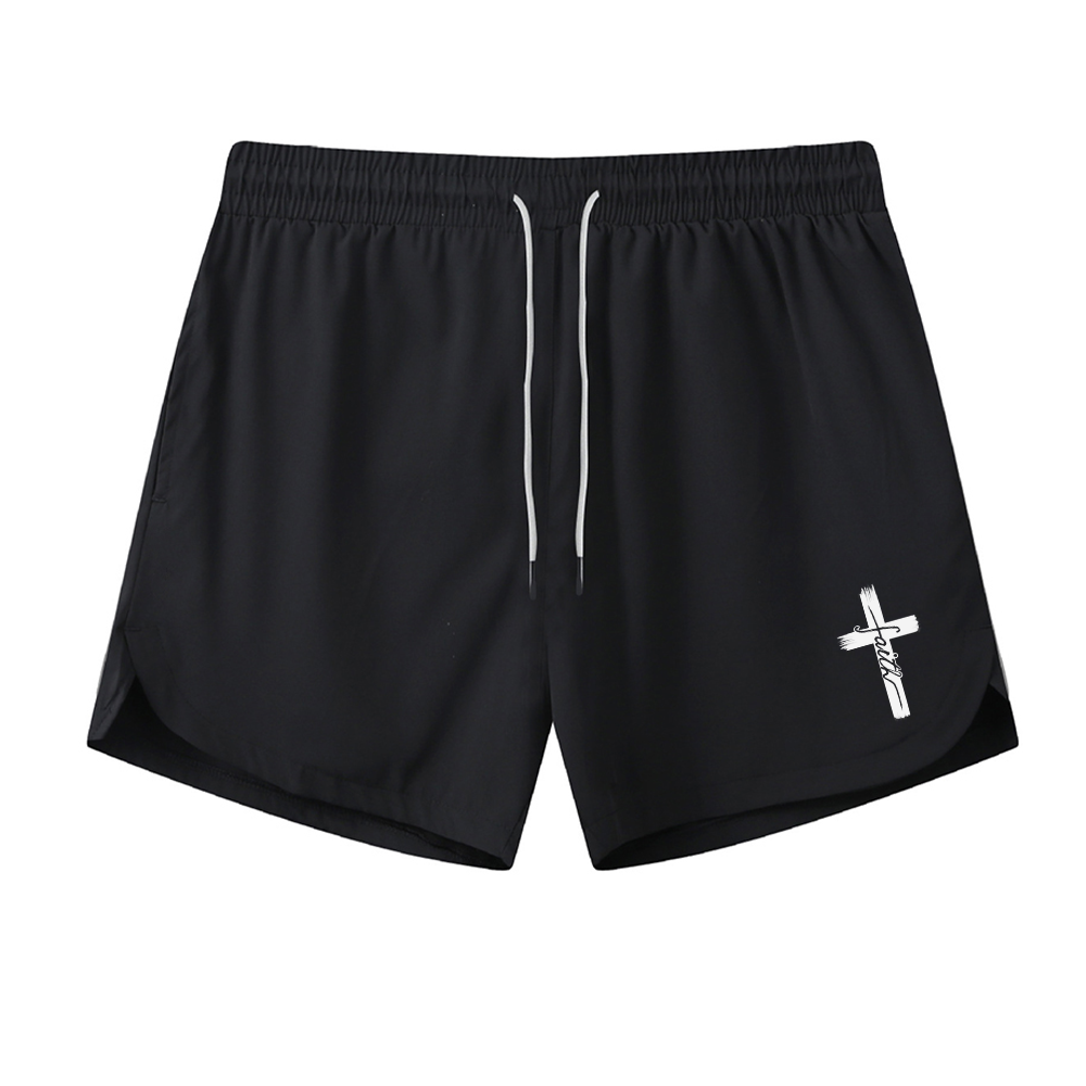 Faith Cross 5-Inch Quick-Dry Shorts