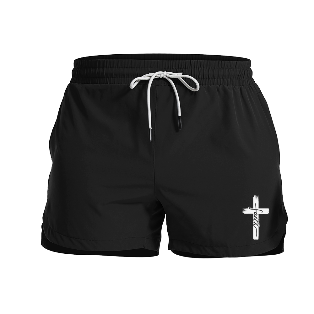 Faith Cross 5-Inch Quick-Dry Shorts
