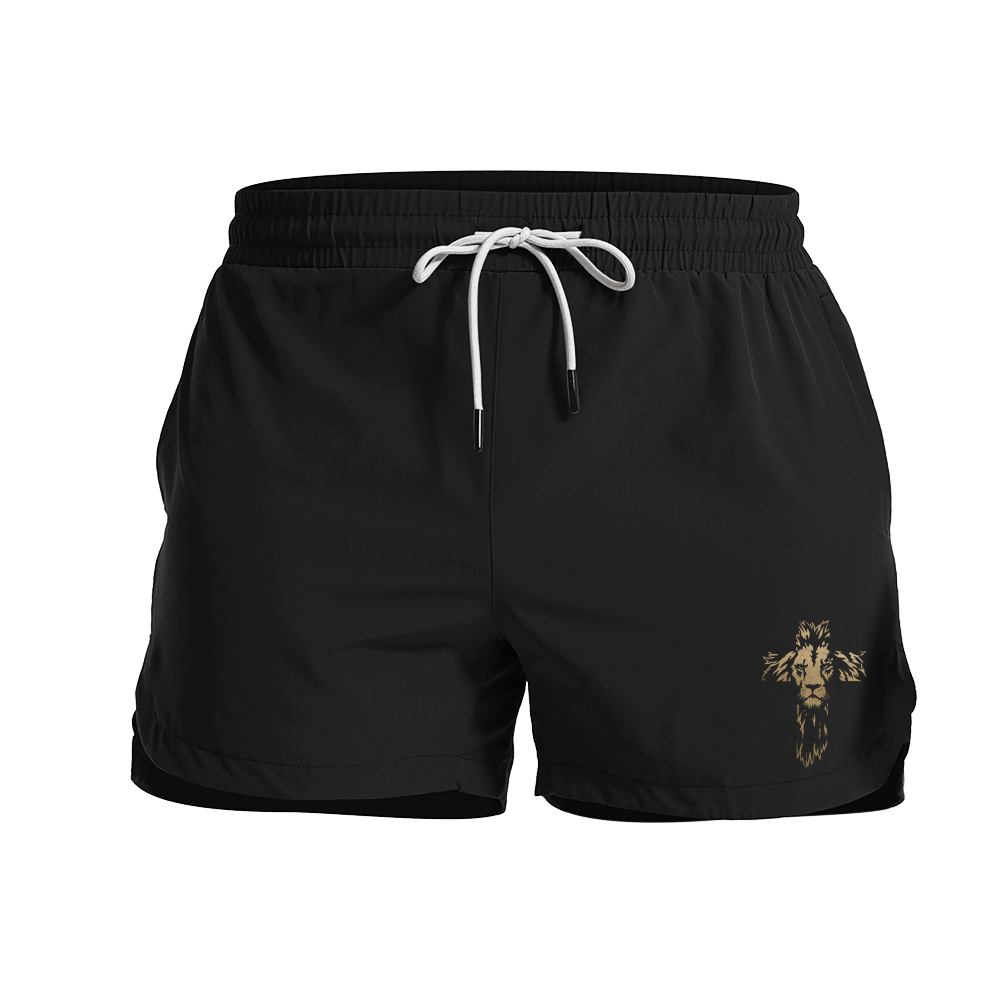 Lion Cross 5-Inch Quick-Dry Shorts