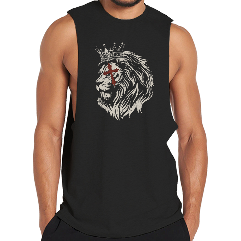 Lion Cross Tank Top