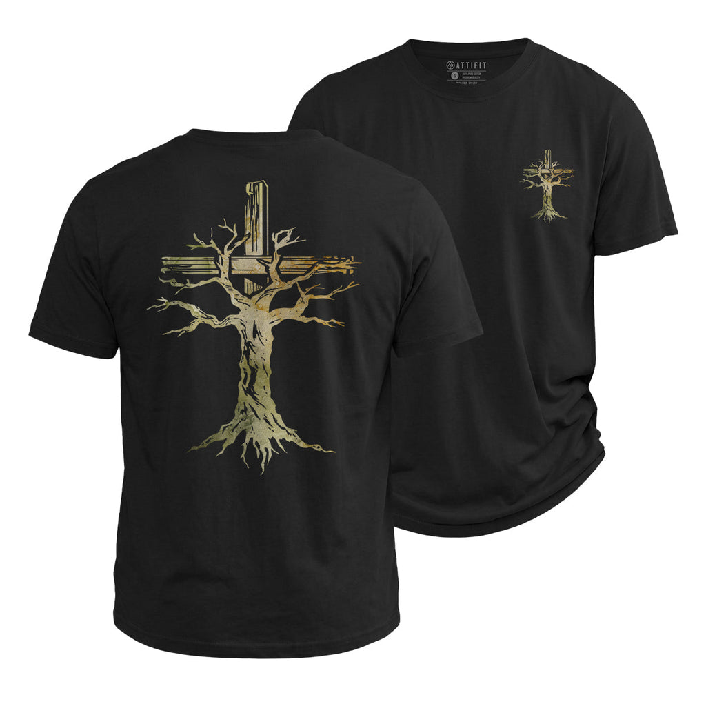 Tree Of Faith Cotton T-Shirt
