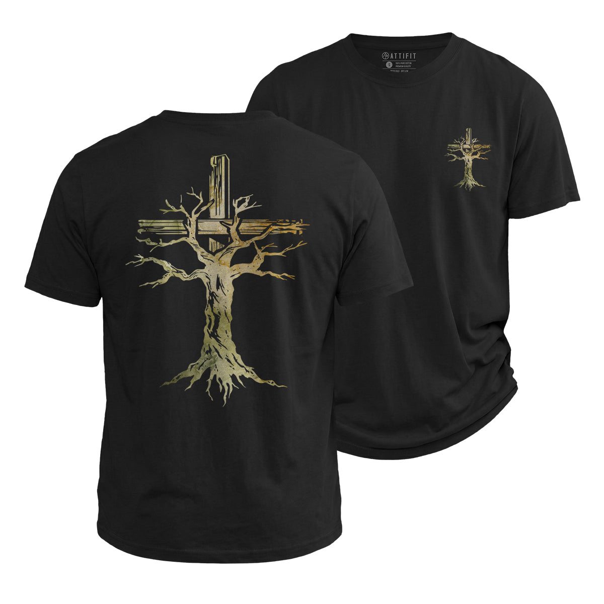 Tree Of Faith Cotton T-Shirt