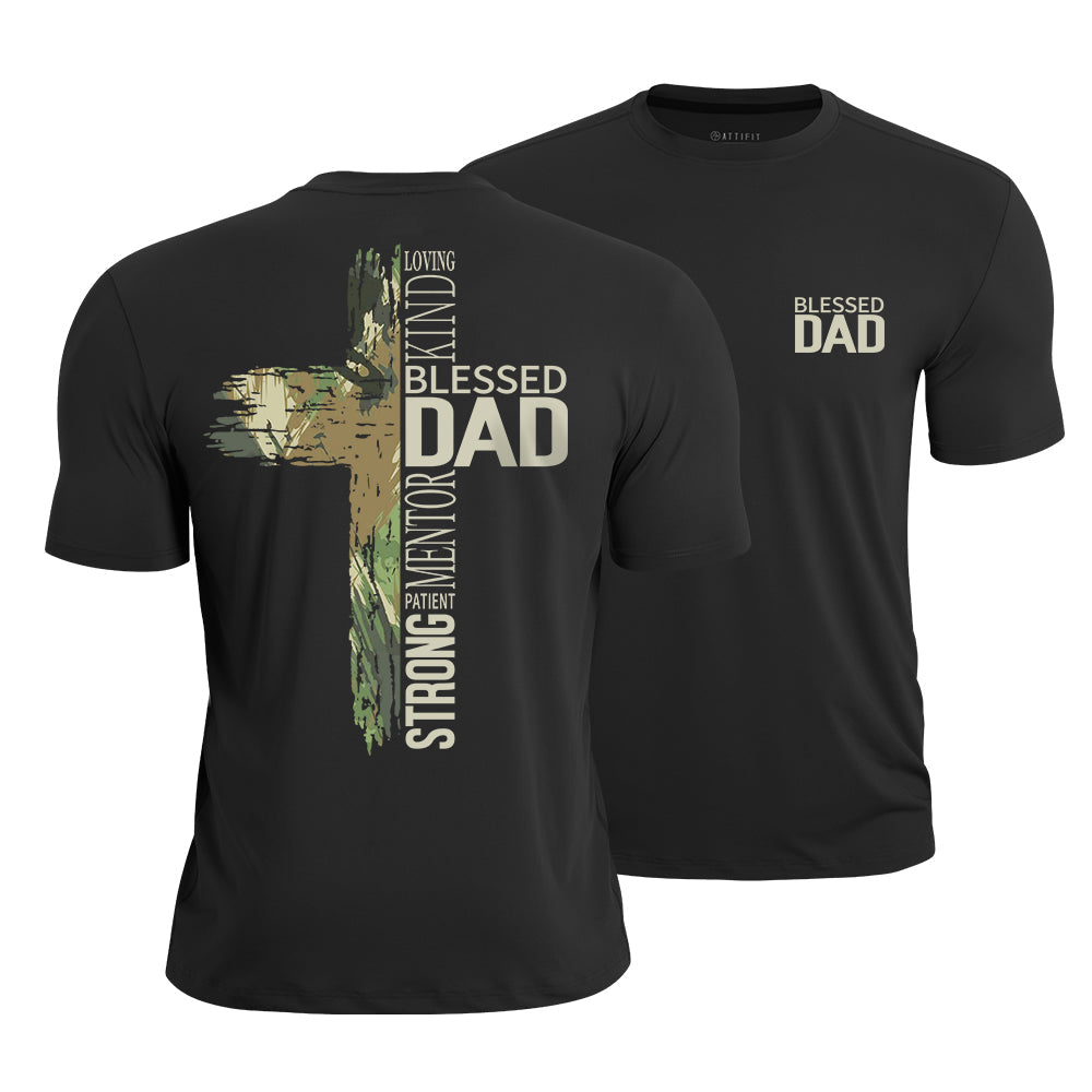 Blessed Dad Quick-Dry T-Shirt