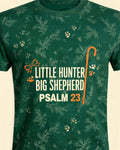Youth Christian Hunting Shirt Little Hunter Big Shepherd AOP T-shirt
