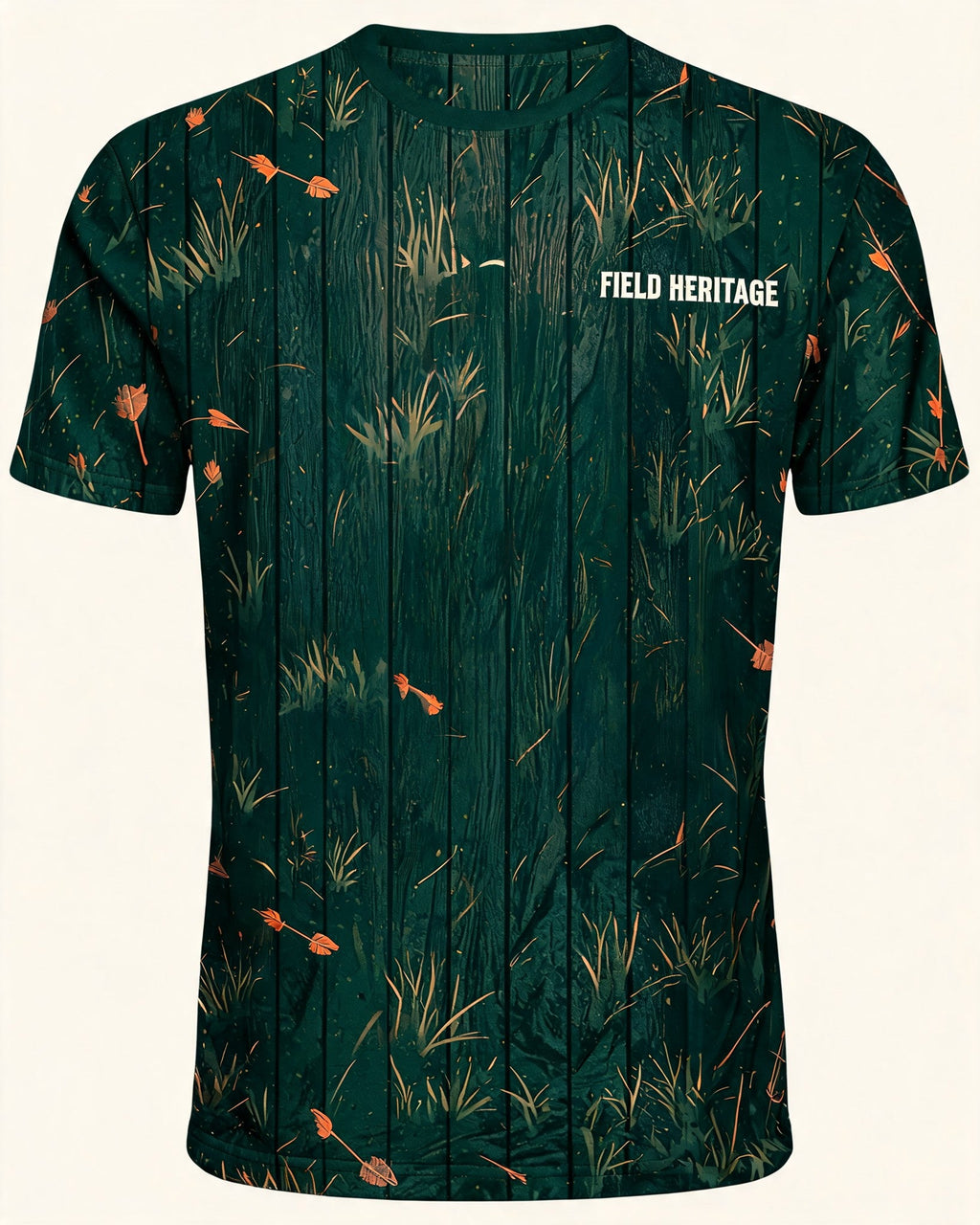 Christian Hunting Gift For Dad Father Son Church Men Field Heritage Genesis 27 AOP T-shirt