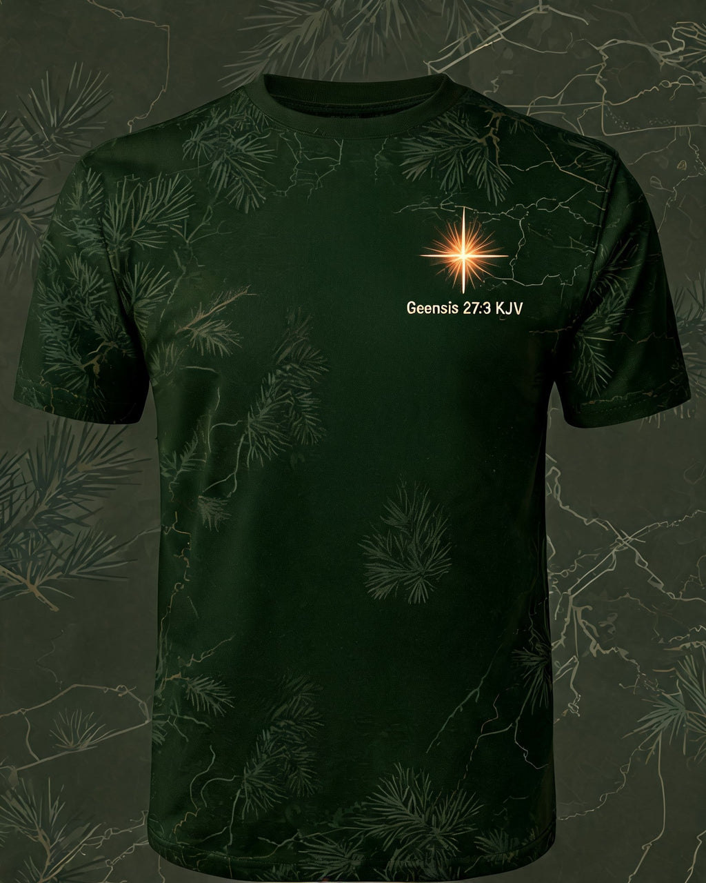 Christian Hunting Shirt Field Ready Spirit Led AOP Tee