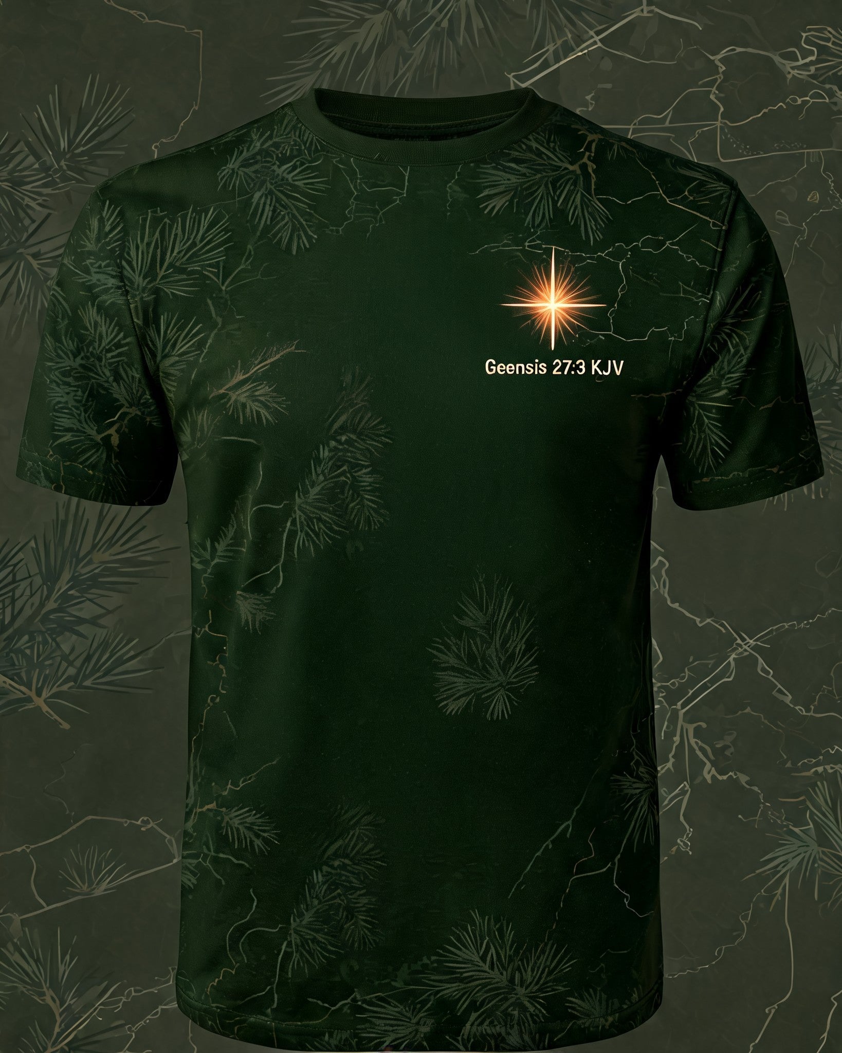 Christian Hunting Shirt Field Ready Spirit Led AOP Tee