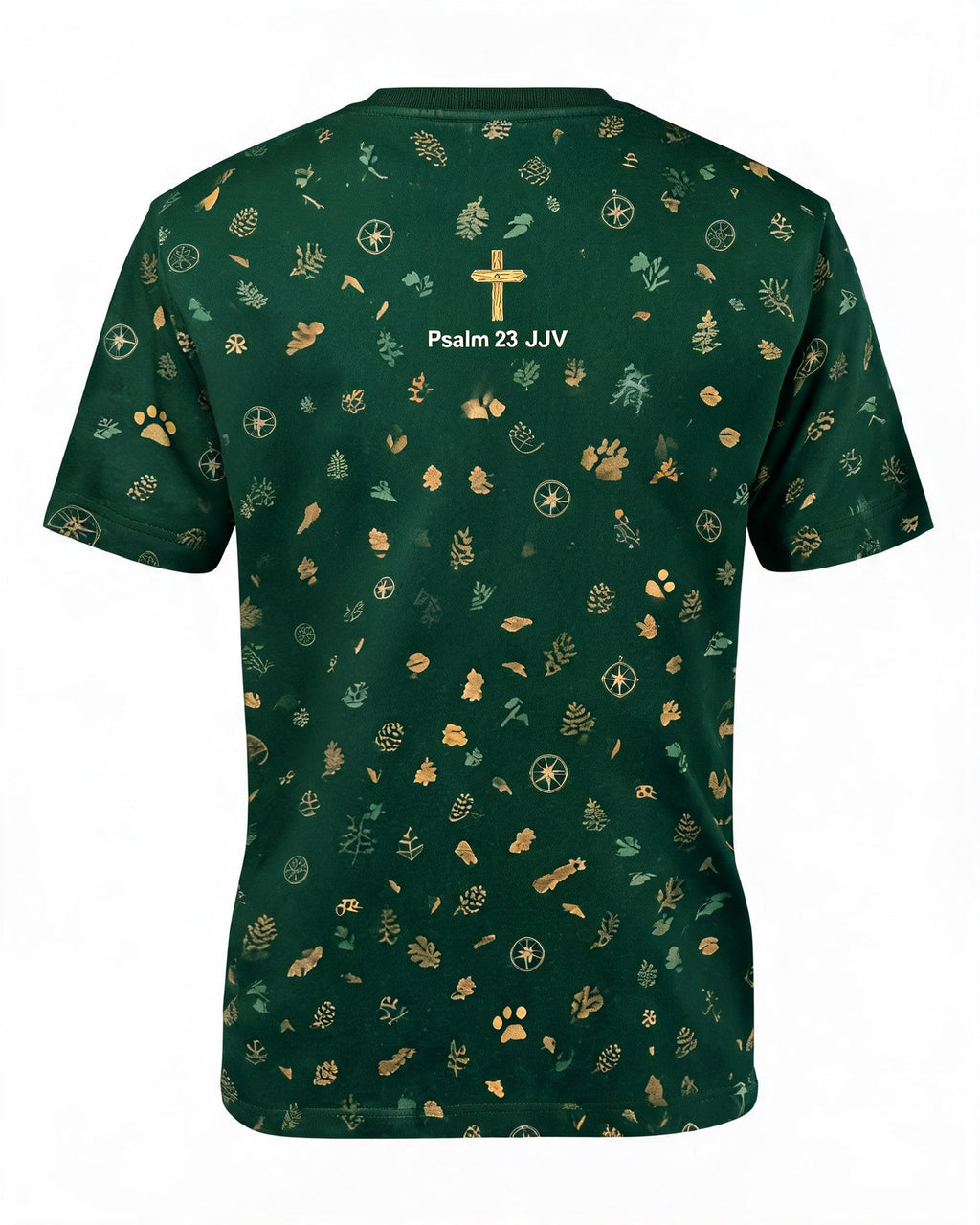 Christian Hunting Shirt Young Hunter Follow The Shepherd AOP Tee