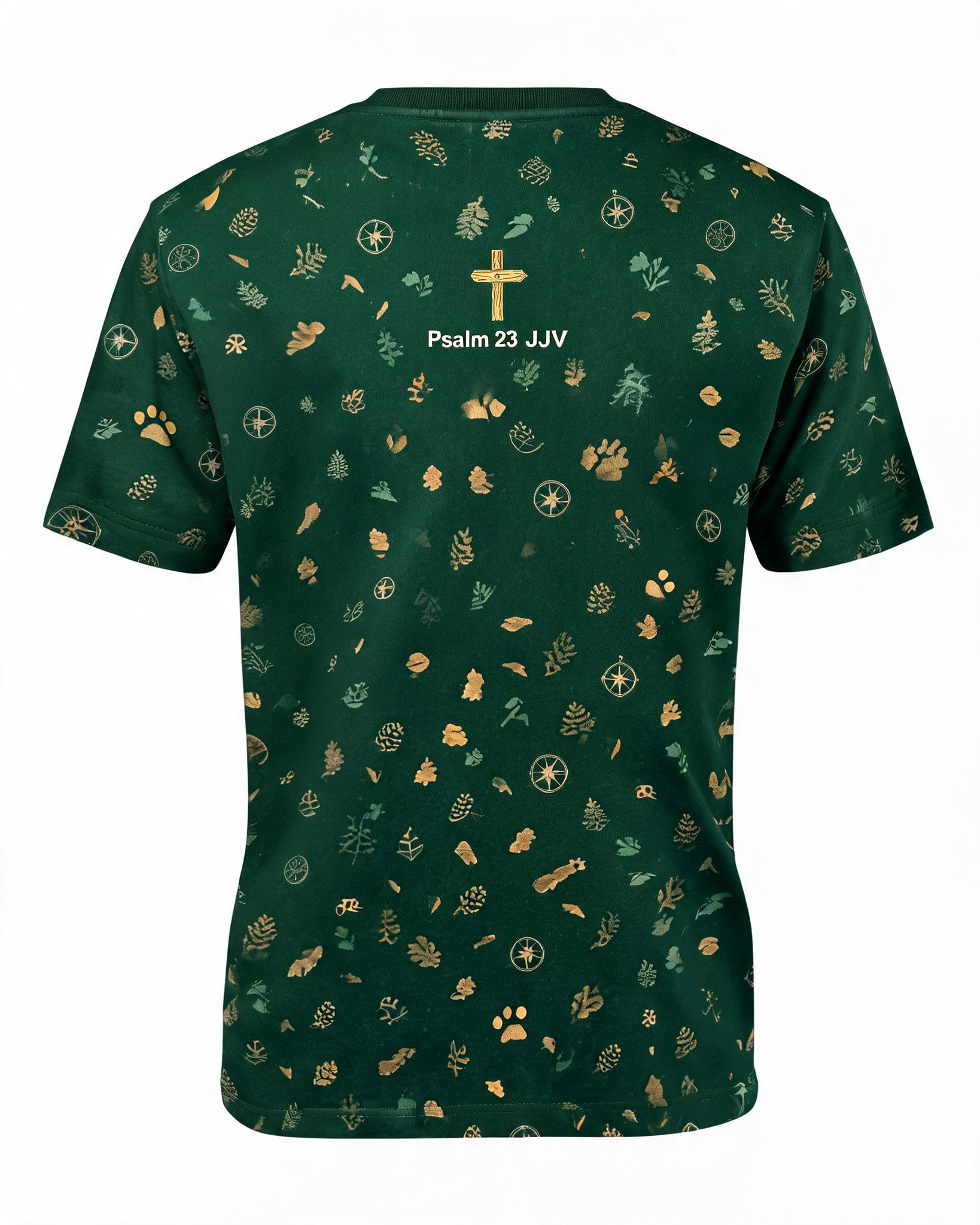 Christian Hunting Shirt Young Hunter Follow The Shepherd AOP Tee