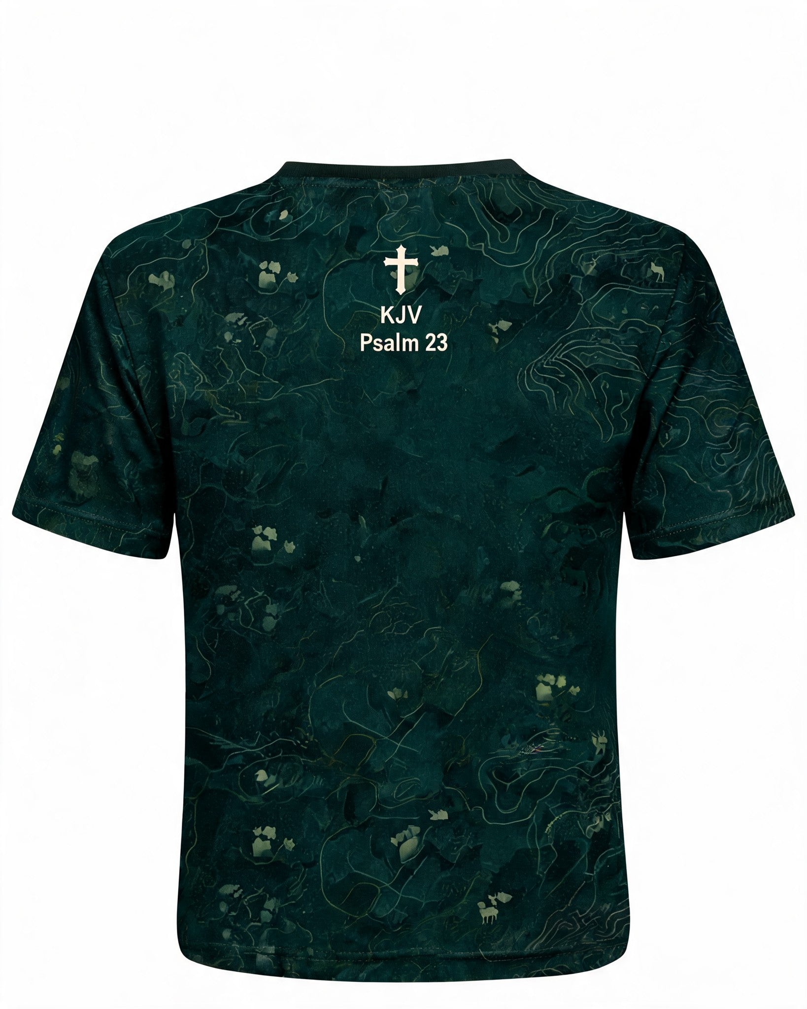 Christian Shirt Minimalist Guided Not Lost AOP Tee