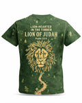 Christian Hunting Shirt Lion Hearted In The Timber AOP Tee