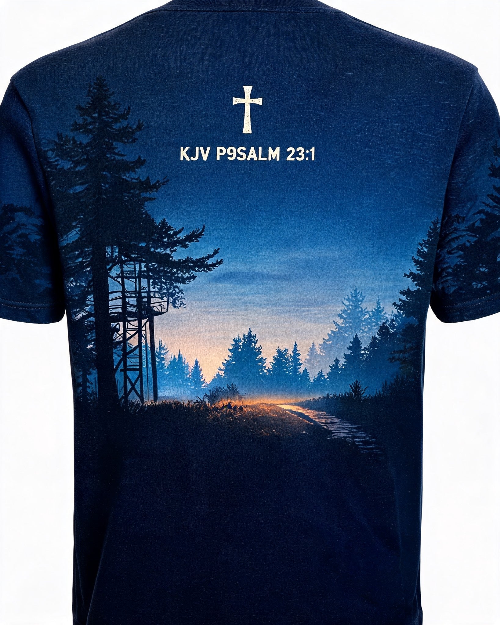 Christian Hunting Shirt Prayed Up Before Sunrise AOP Tee