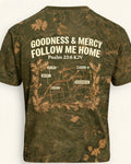 Christian Hunting Shirt Goodness And Mercy Vintage AOP Tee