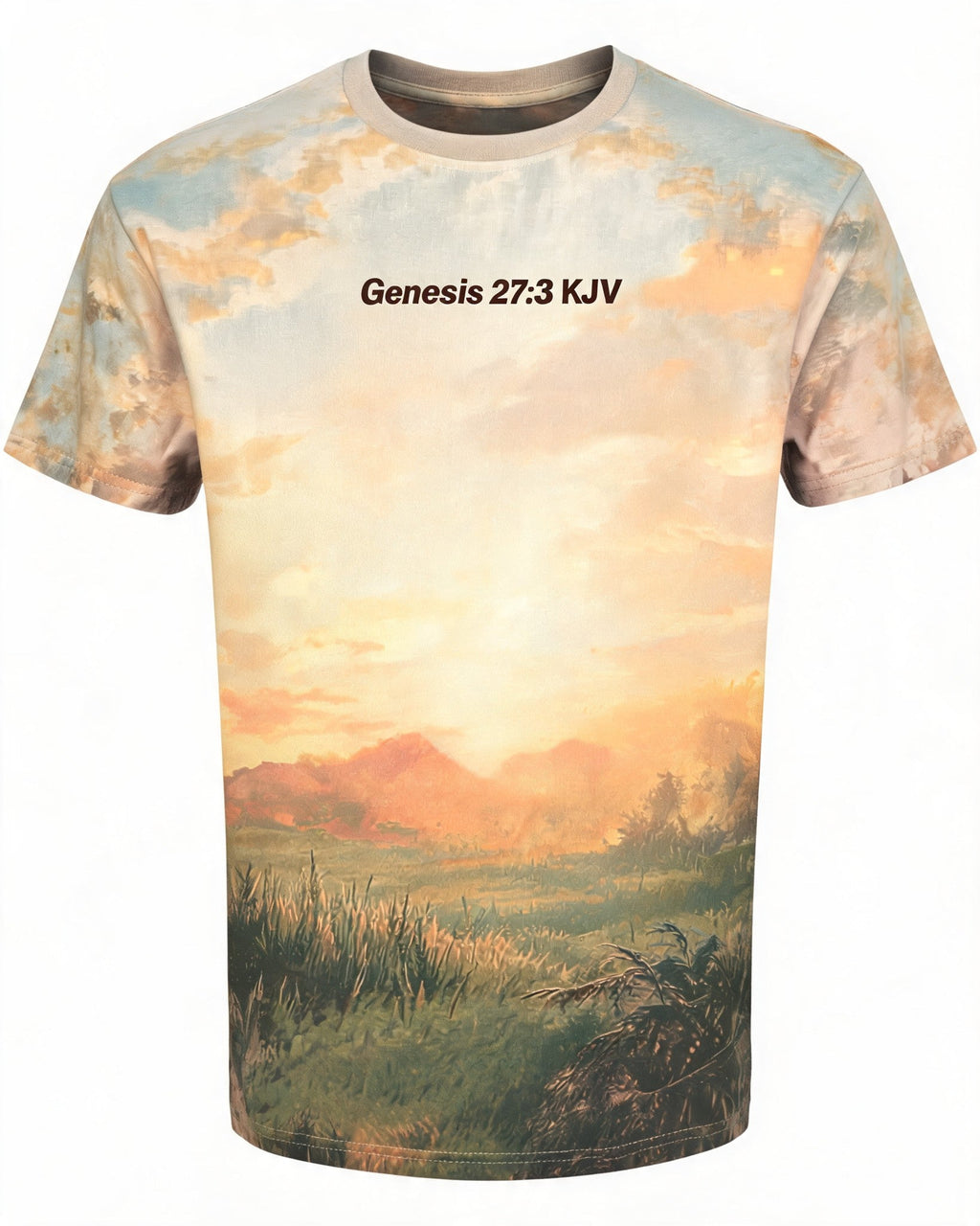 Christian Hunting Shirt - Quiver Bow Prayer Hunter Short Sleeve AOP T-shirt
