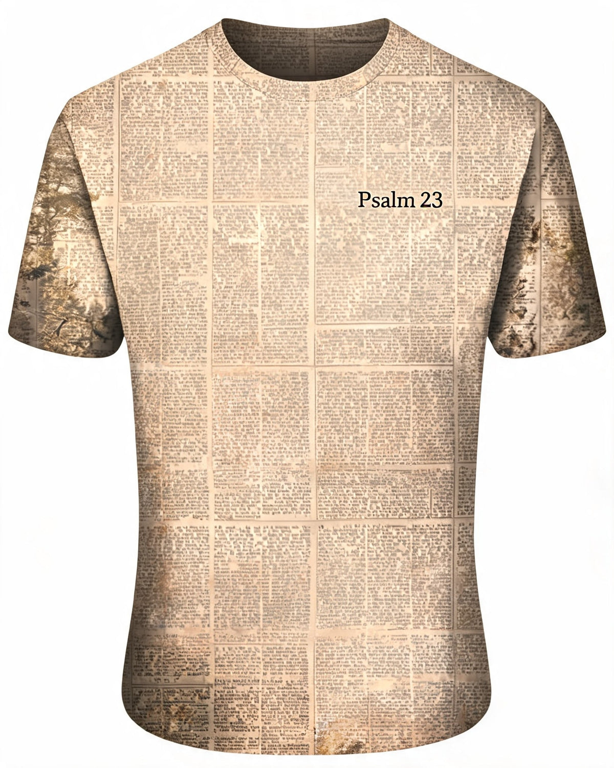 Christian Hunting Shirt - Blessed Are The Quiet Woods Short Sleeve AOP T-shirt