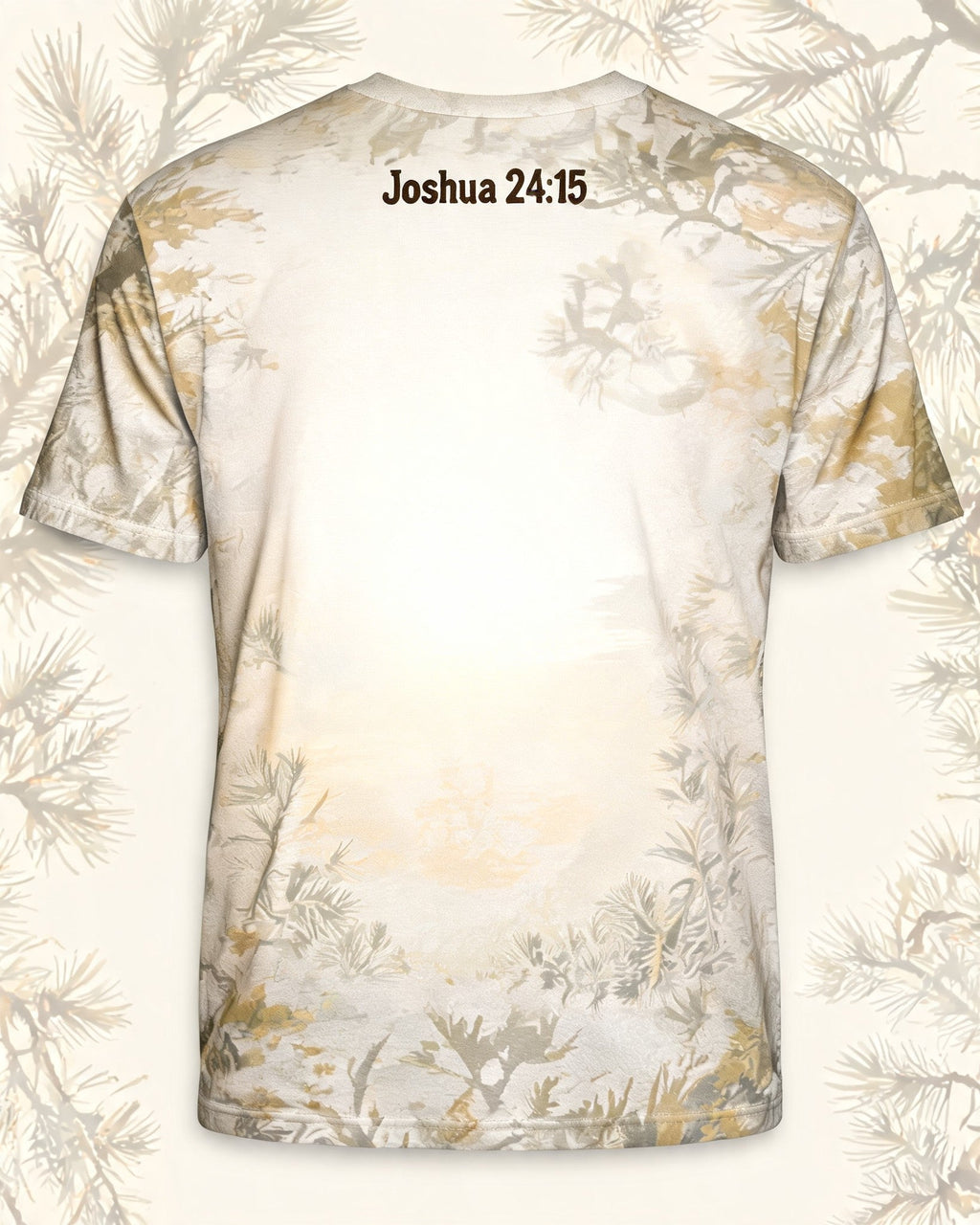 Mens Christian Shirts Funny - As For Me And My Deer Stand Short Sleeve AOP T-shirt