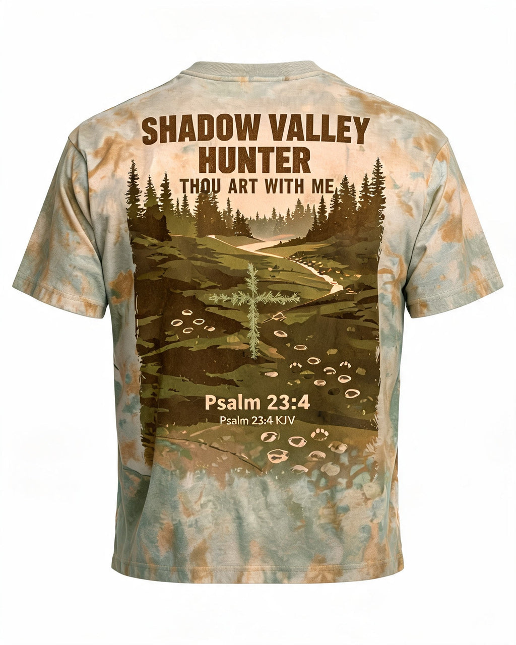 Christian Shirt Camo - Shadow Valley Hunter Short Sleeve AOP T-shirt