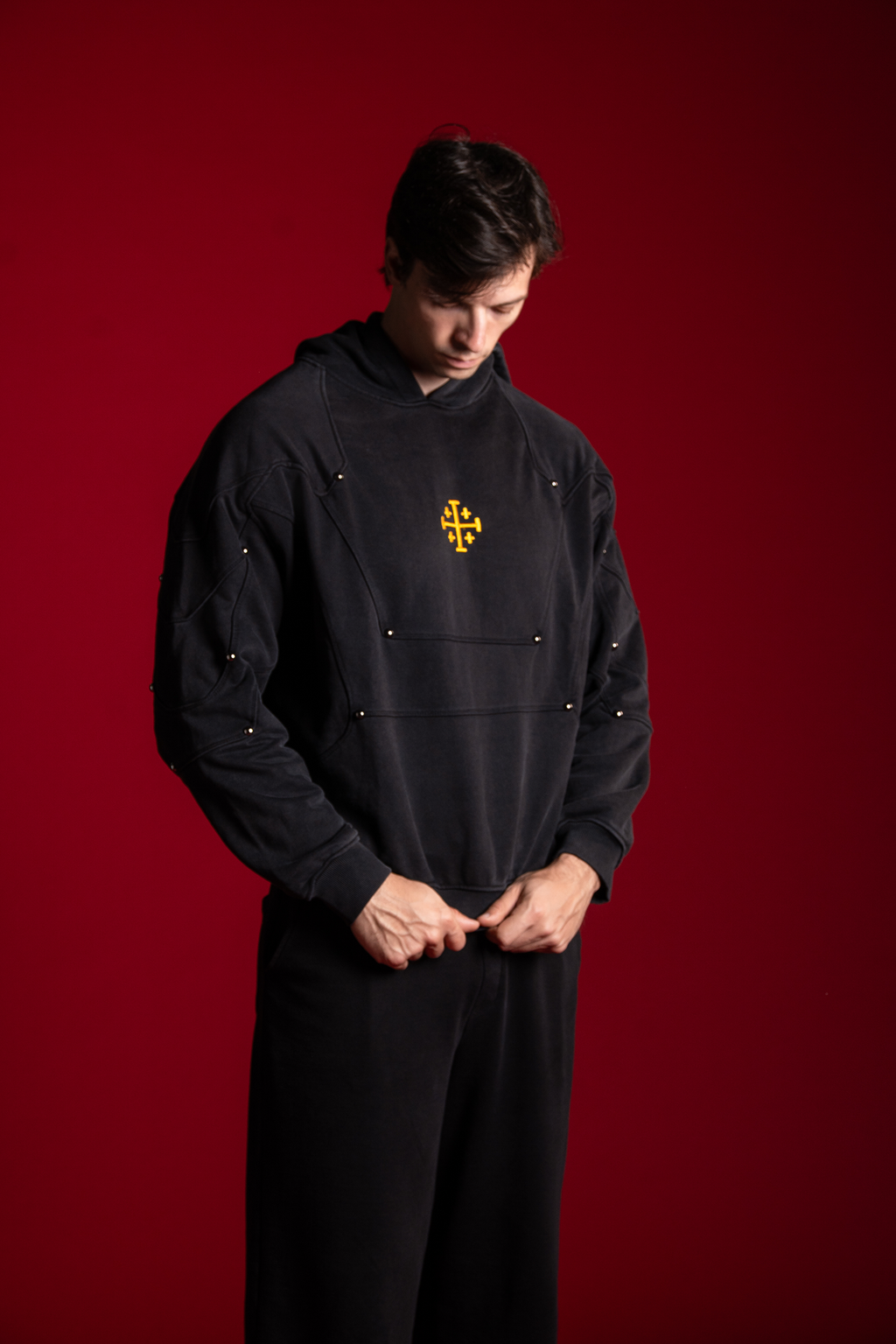 Jerusalem Cross Armor Hoodie