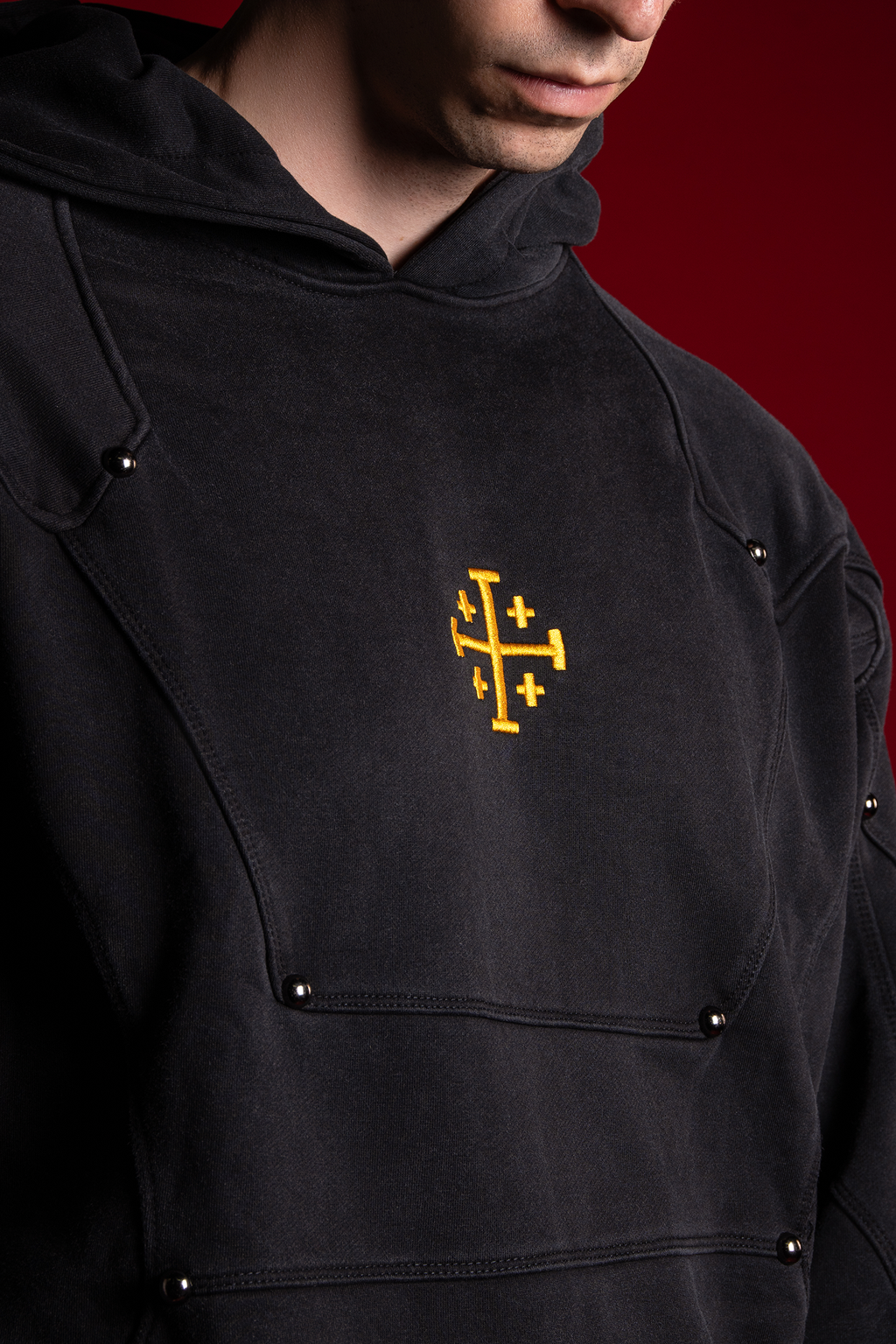 Jerusalem Cross Armor Hoodie