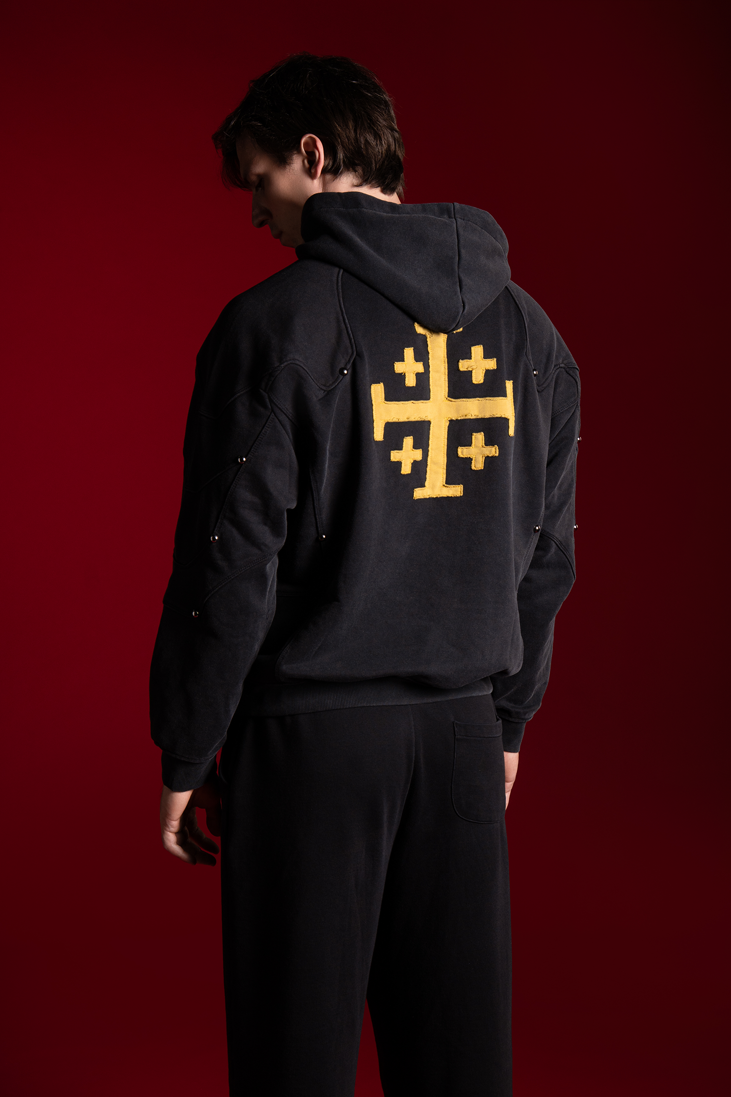 Jerusalem Cross Armor Hoodie