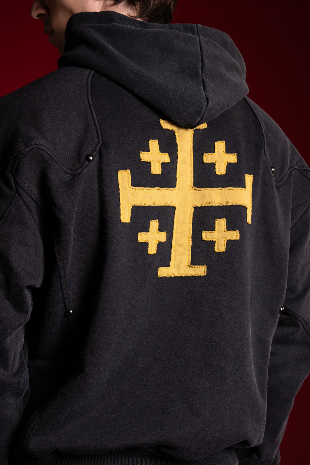 Jerusalem Cross Armor Hoodie