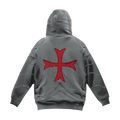 Crusader Armor Hoodie - Gray