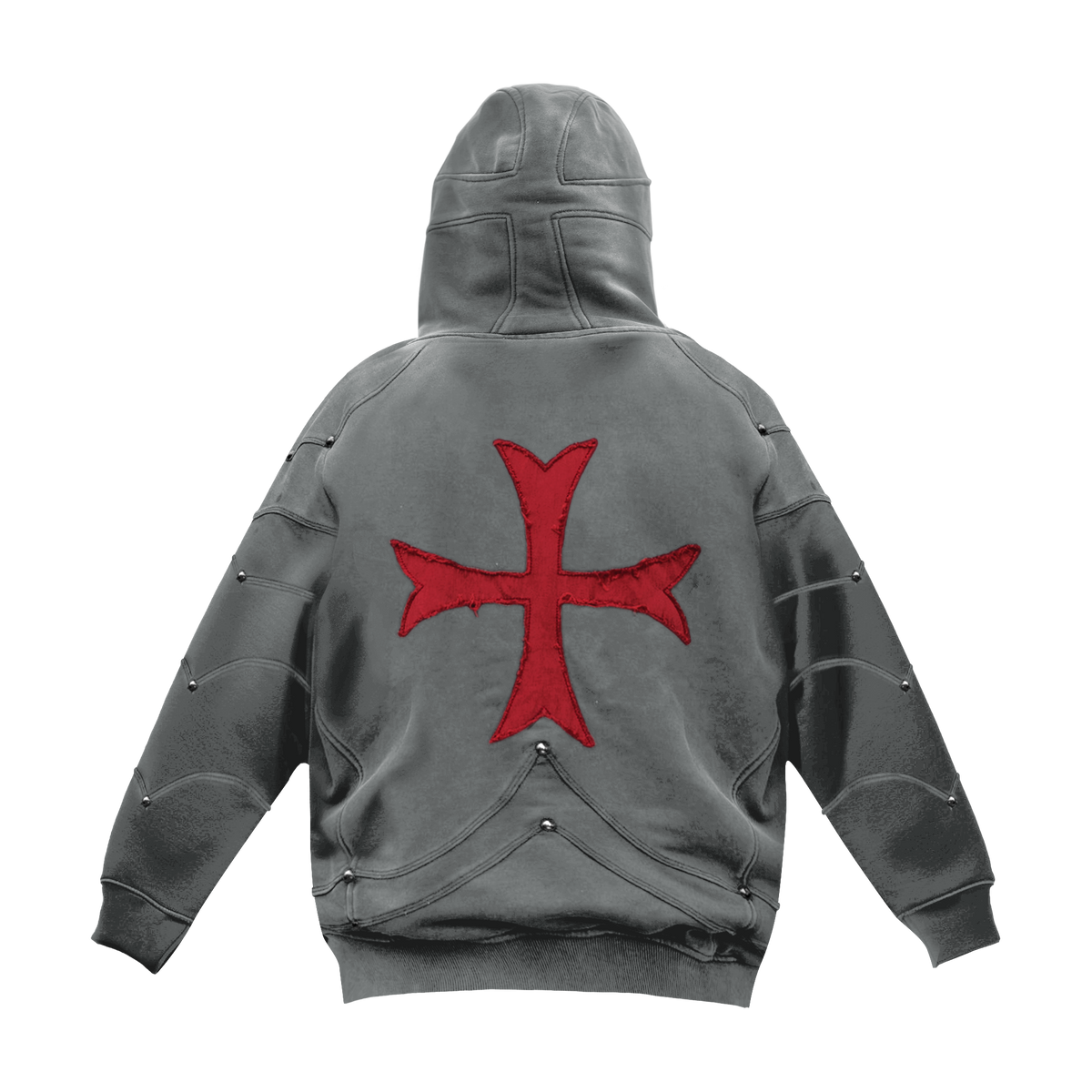 Crusader Armor Hoodie - Gray