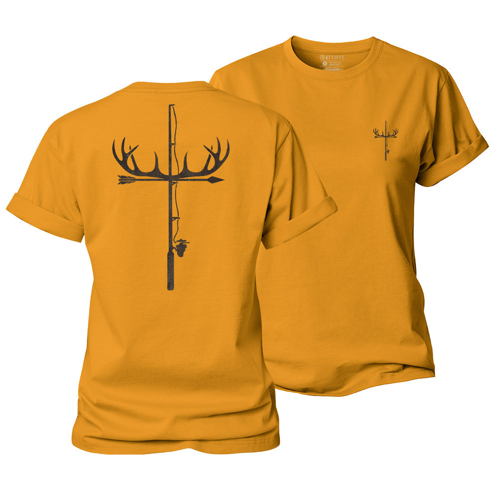 Antler Fishing Rod Women's Cotton T-Shirt