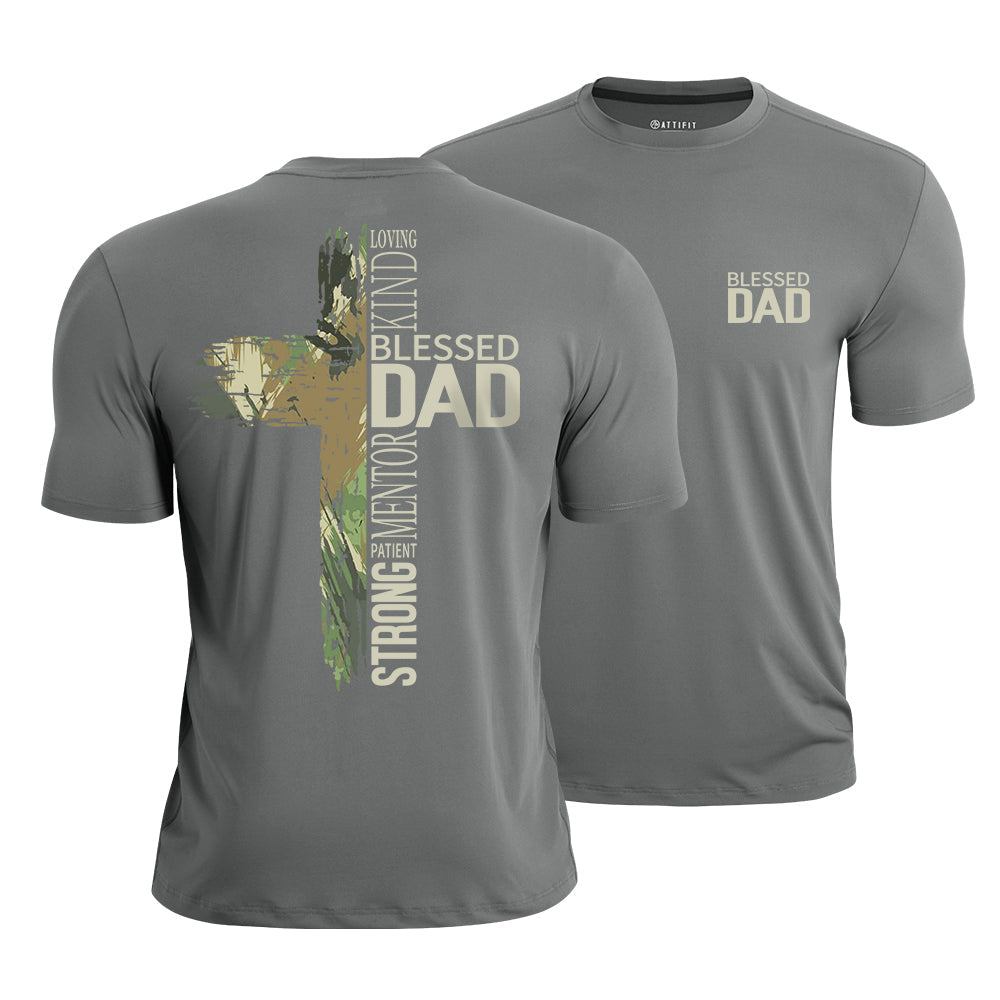 Blessed Dad Quick-Dry T-Shirt