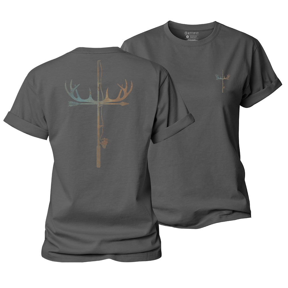 Antler Fishing Rod Women's Cotton T-Shirt