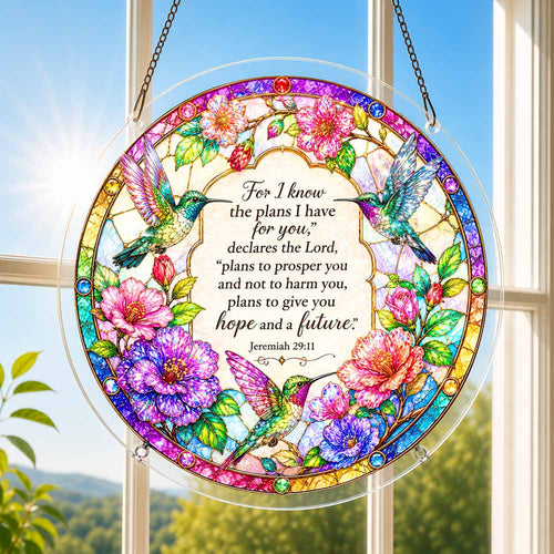 Acrylic Jigsaw Puzzle Suncatcher - Jerimiah 29:11