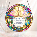 Acrylic Jigsaw Puzzle Suncatcher - John 3:16