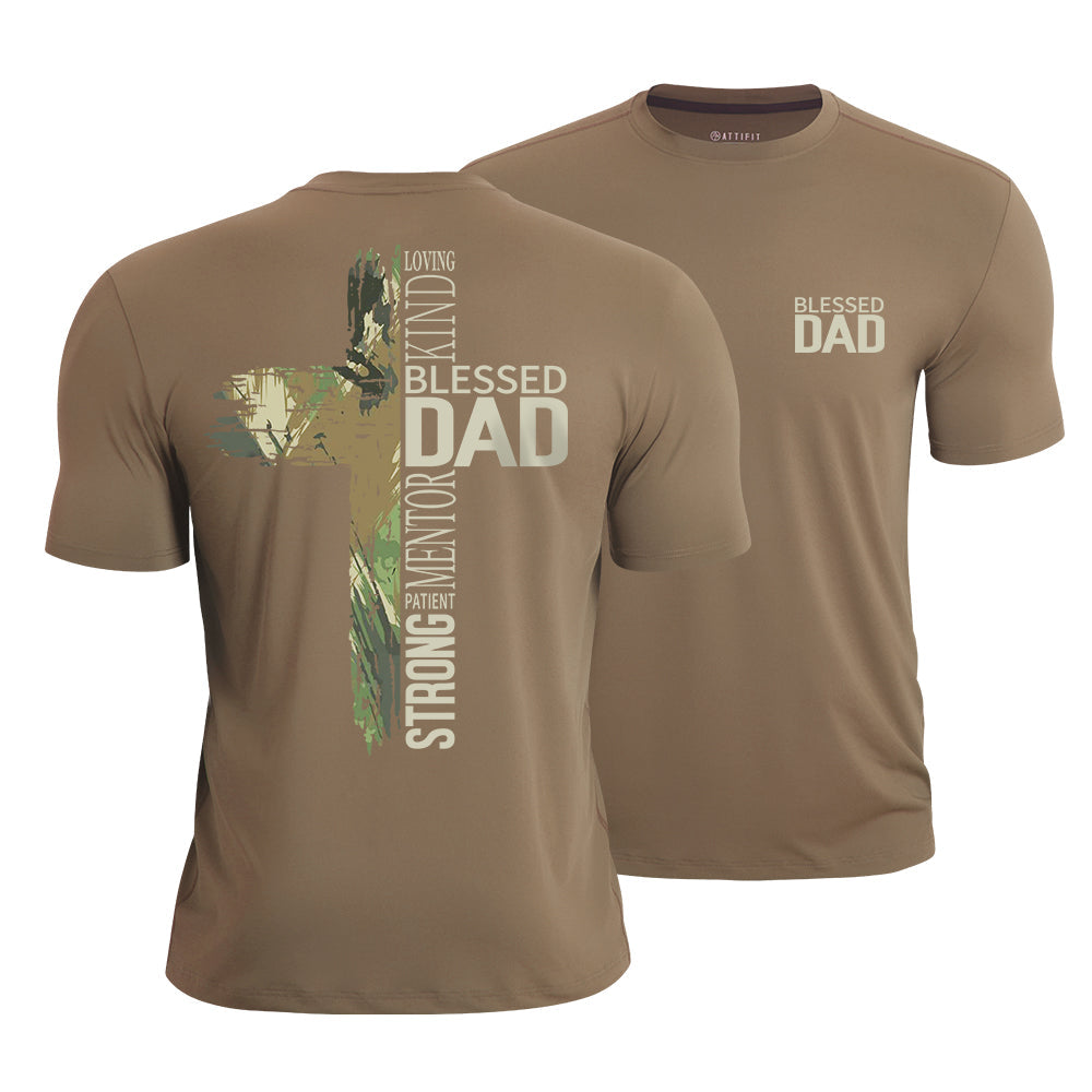 Blessed Dad Quick-Dry T-Shirt