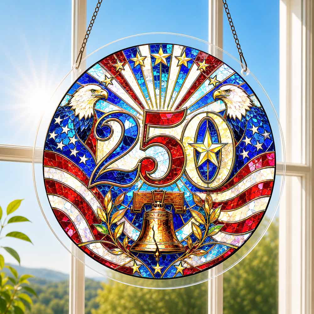 Acrylic Jigsaw Puzzle Suncatcher - Liberty Glory