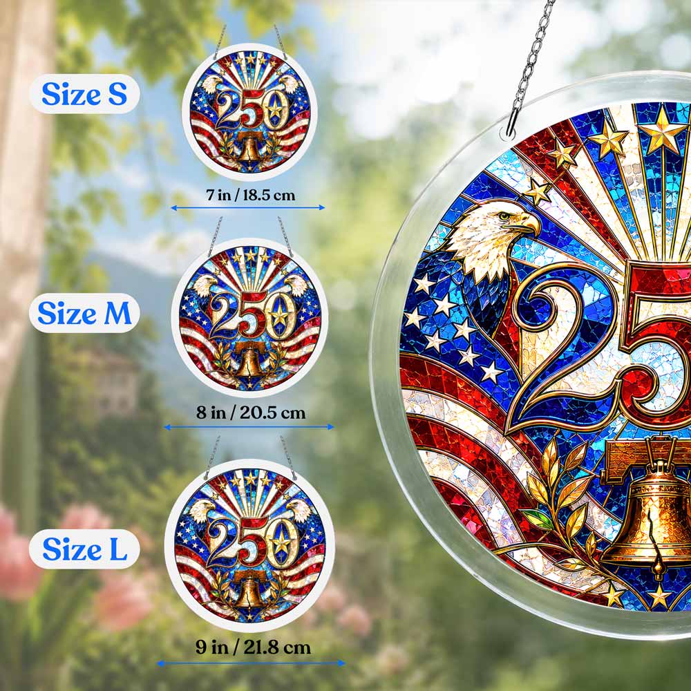 Acrylic Jigsaw Puzzle Suncatcher - Liberty Glory