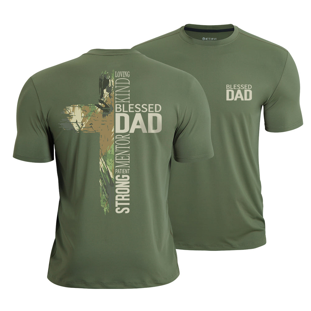 Blessed Dad Quick-Dry T-Shirt