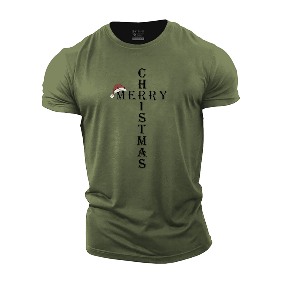 Merry Christmas Cotton T-Shirt