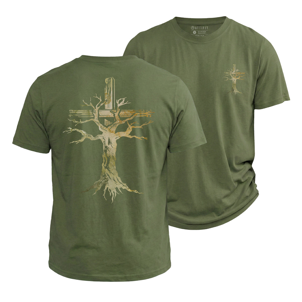 Tree Of Faith Cotton T-Shirt