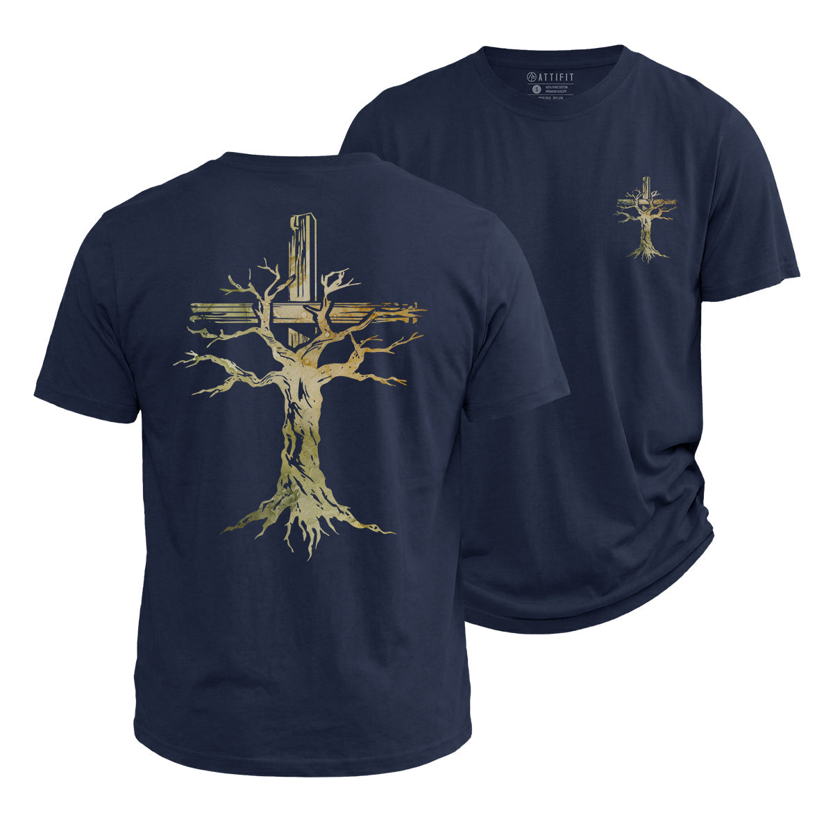 Tree Of Faith Cotton T-Shirt