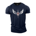 Knight Shield Cross Cotton T-Shirt