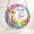 Acrylic Jigsaw Puzzle Suncatcher - Psalm 46:10