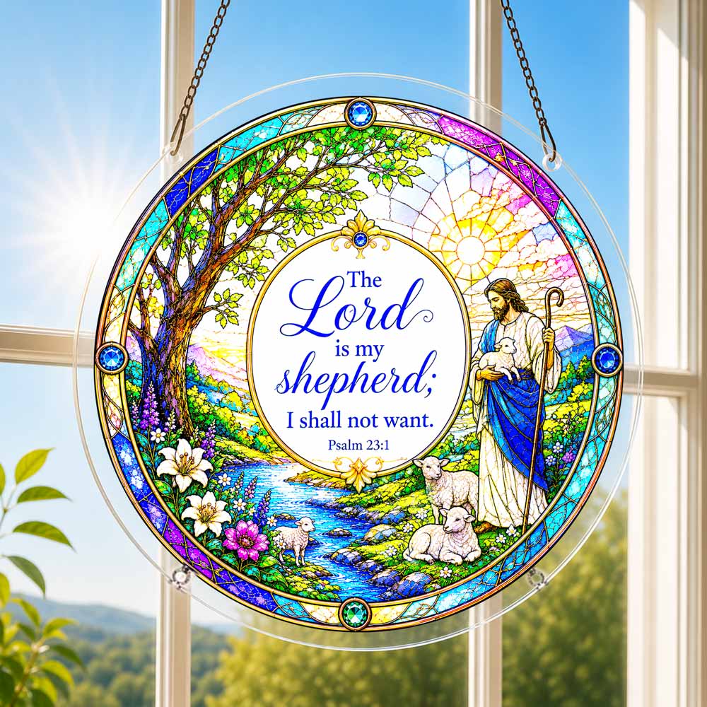 Acrylic Jigsaw Puzzle Suncatcher - Psalm 16:1