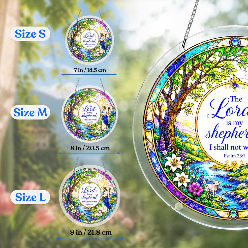 Acrylic Jigsaw Puzzle Suncatcher - Psalm 16:1